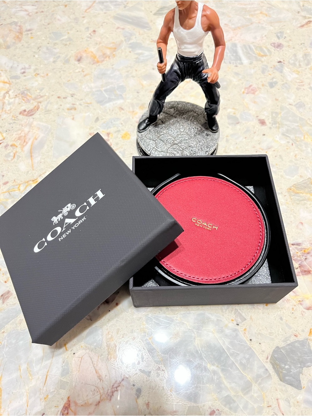 Coach Coaster Set NIB - Picture 4 of 4